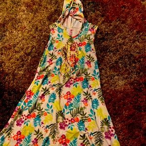 Pineapple Hi Low Super Soft Hoodie Dress